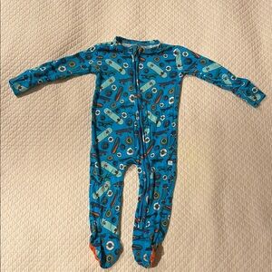 Blue Kids One Piece with Fun Print